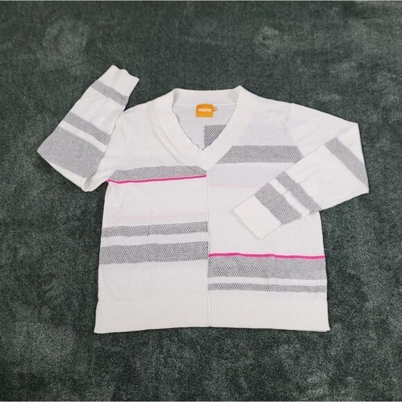 NEW WISPR vneck Light weight color block sweater - Picture 7 of 8